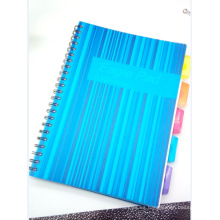 Cuaderno espiral caliente de la cubierta del PVC de la venta